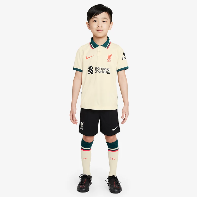 Kit Nike Liverpool 21/22 Bambini Piccoli Trasferta