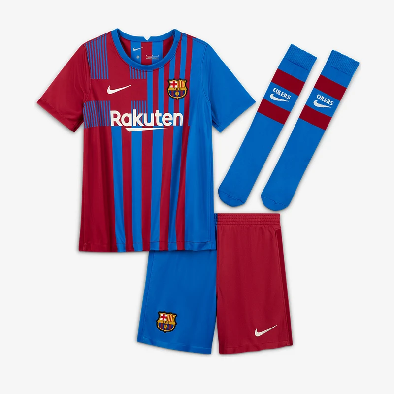 Kit Bambini Piccoli Nike FC Barcelona 21/22 Primo Kit