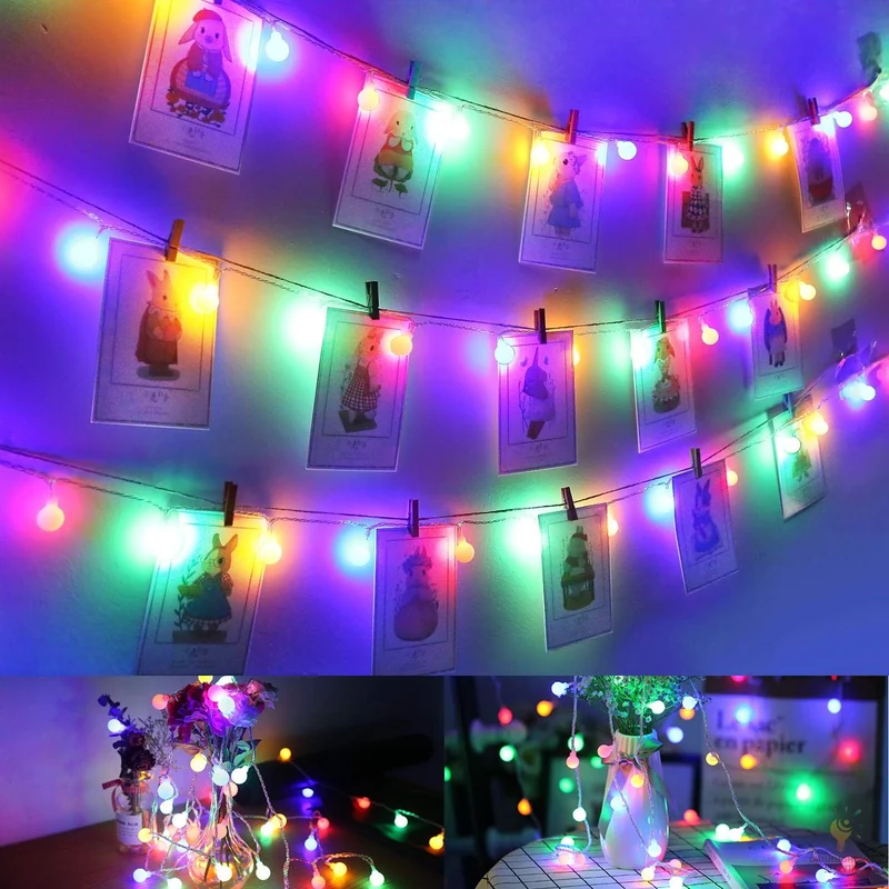 Catena Luminosa a LED RGB 80 Luci – 10 Metri di Colore per Interni