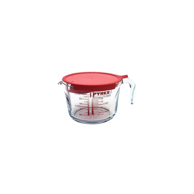 Pyrex Glass Measuring Jug 1L with Lid