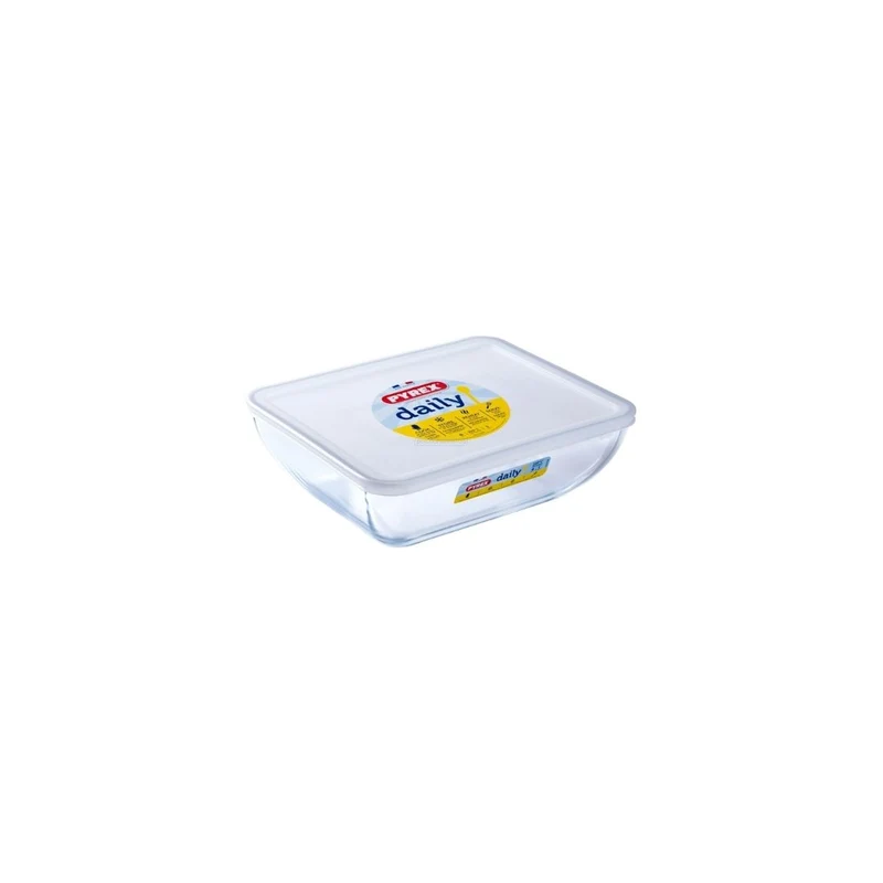 Rectangular Pyrex Diary Glass Dish 25 x 20cm