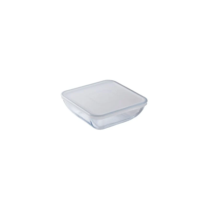 Pyrex Daily Square Baking Dish 2L with Lid 20x20cm