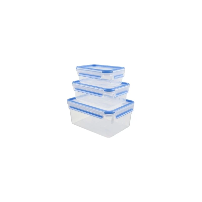 Tefal MasterSeal Fresh 3-Container Set (0,55L, 1L, and 2,3L)