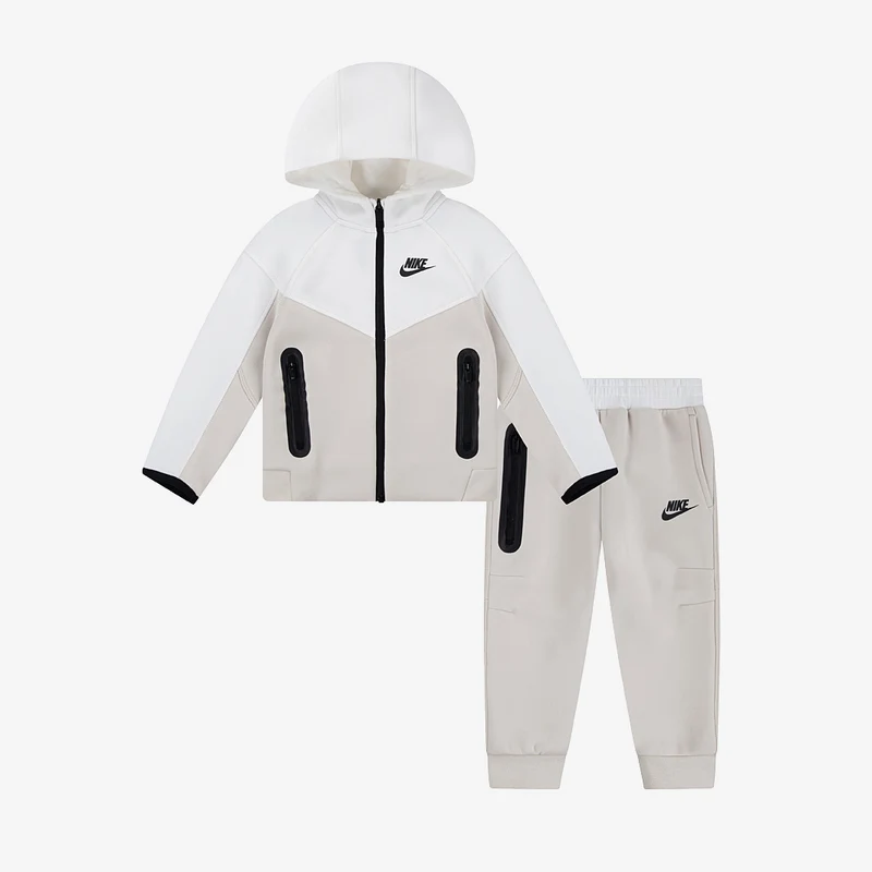 Set Nike Sportswear Bambini Piccoli Tech Fleece Zip Lunga (2-7Anni)
