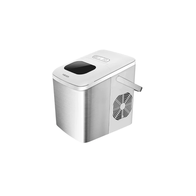 HAEGER Pure Ice Stainless Steel Ice Machine 12kg/24h