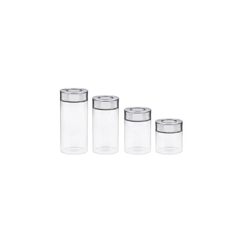 Tramontina Glass Pot 0,7L 1L 1,4L 1,8L Steel Lid