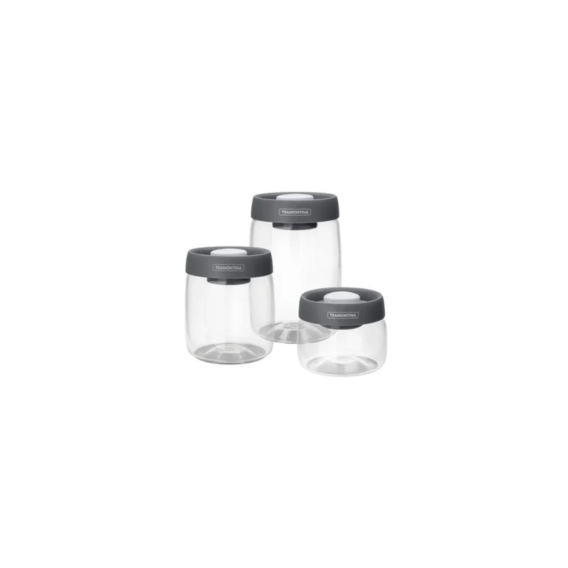 Tramontina Airtight Glass Jar 0,4L 0,8L 1,2L