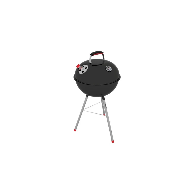 Tramontina 47cm Charcoal Grill with Lid and Thermometer