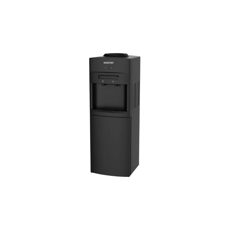 BRUHM Black Hot and Cold Water Fountain