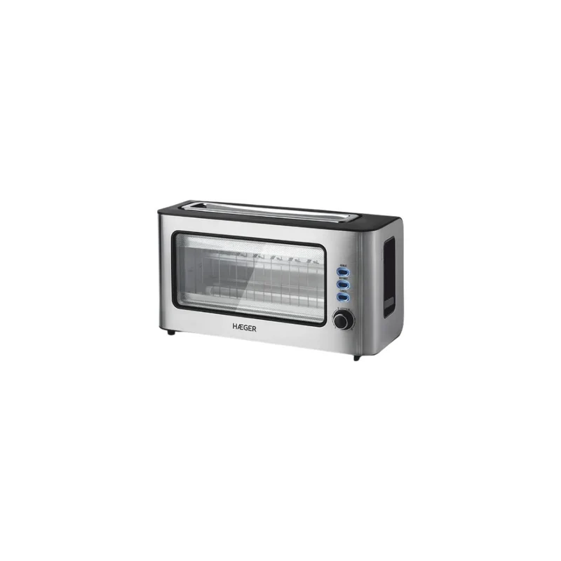 HAEGER Window 1000W Toaster with Glass Window