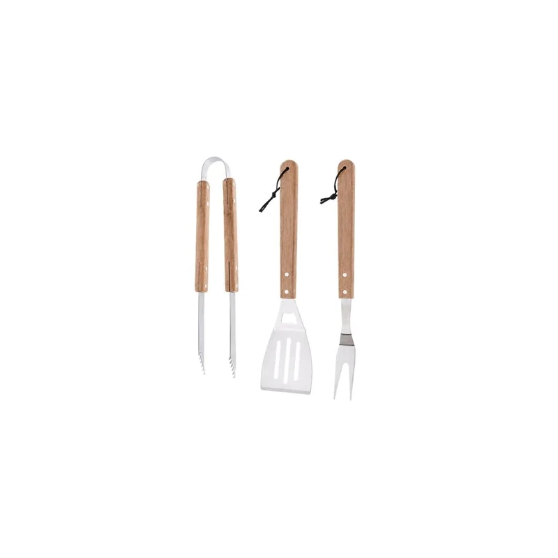 BBQ 3-Piece Stainless Steel Barbecue Tool Set
