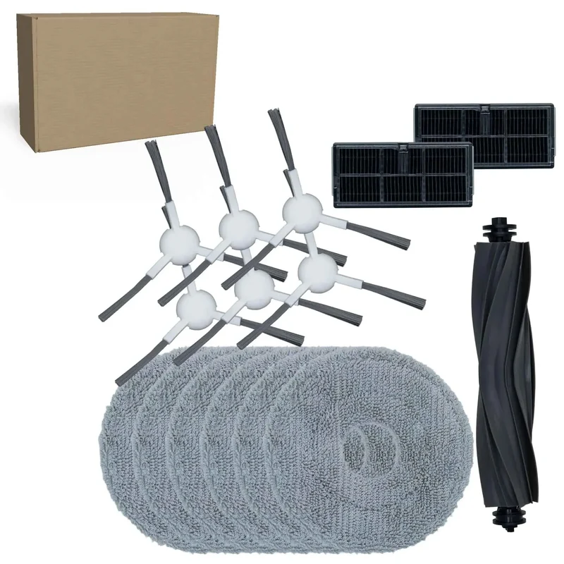 Kit de manutenção para robot aspirador Dreame L10s Ultra Gen2, L10s Pro Ultra, X30 Ultra e L40 Ultra AE 15 peças R0509