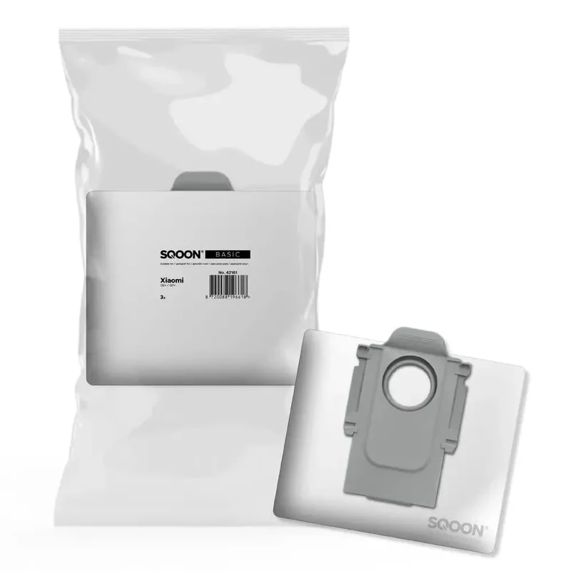 Sacos para robot aspirador Roborock Q5+, Q7+, Q7 Max, S7 Pro Ultra, S7 MaxV Ultra e S8 Pro Ultra 3 unidades 42161