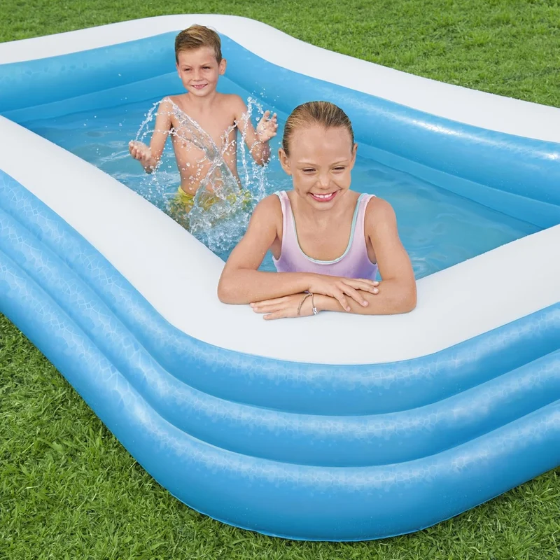 Piscina Family Bestway 305x183x56 cm Gonfiabile per Bambini e Adulti