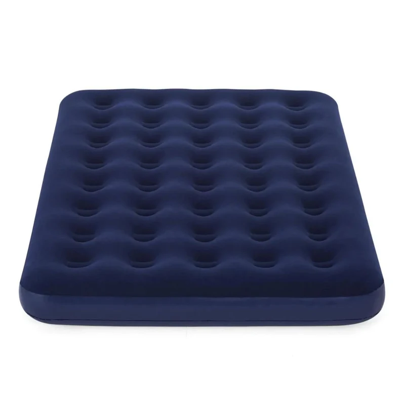Materasso Gonfiabile Blu Matrimoniale con Pompa – Comfort ovunque tu sia!