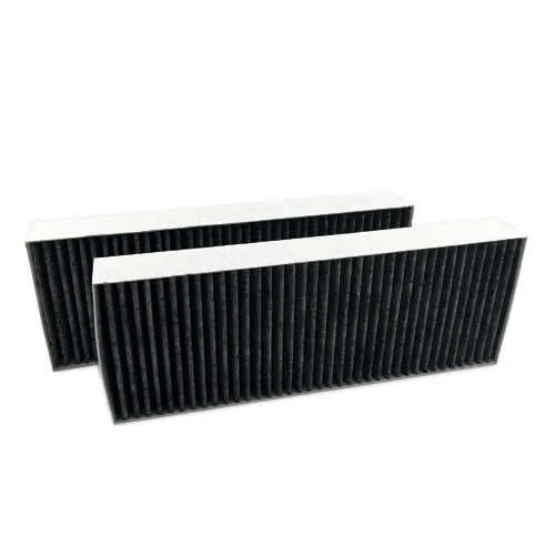 Pack de dois filtros de carvão para exaustor.