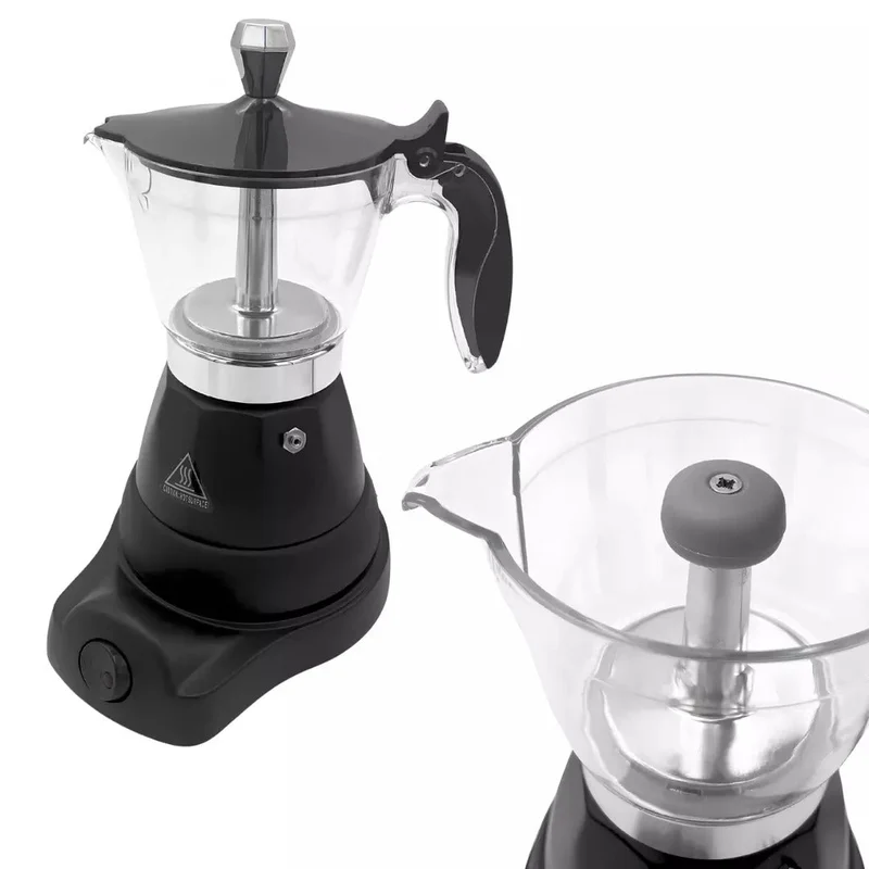 Caffettiera Elettrica 3 Tazze – Design Classico, Tecnologia Moderna