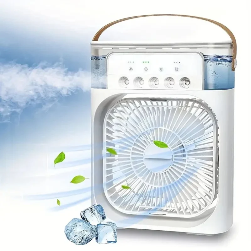 Mini Condizionatore Portatile con Nebulizzatore e Luce LED