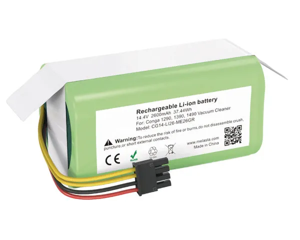 BATERIA DE ÍONS DE LÍTIO PARA ASPIRADOR VERDE 14,4V