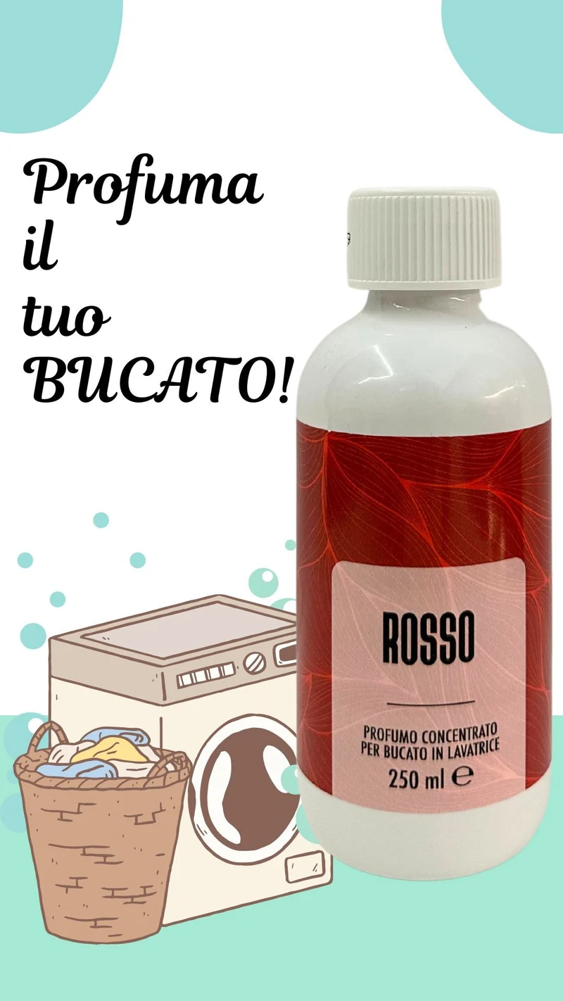 Profumo concentrato per bucato per capi, asciugamani e lenzuola
