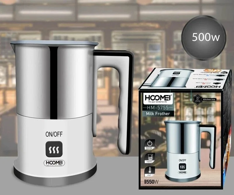 Montalatte Elettrico in Acciaio Inox per Cappuccini Cremosi