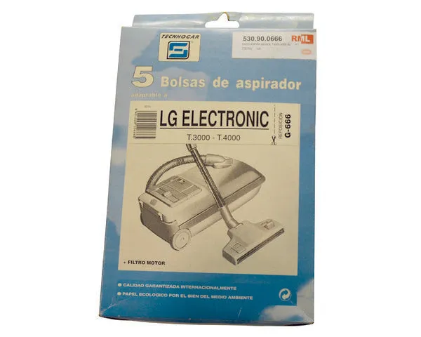 SACO PARA ASPIRADOR GOLDSTAR T3000,4000 5 UN.
