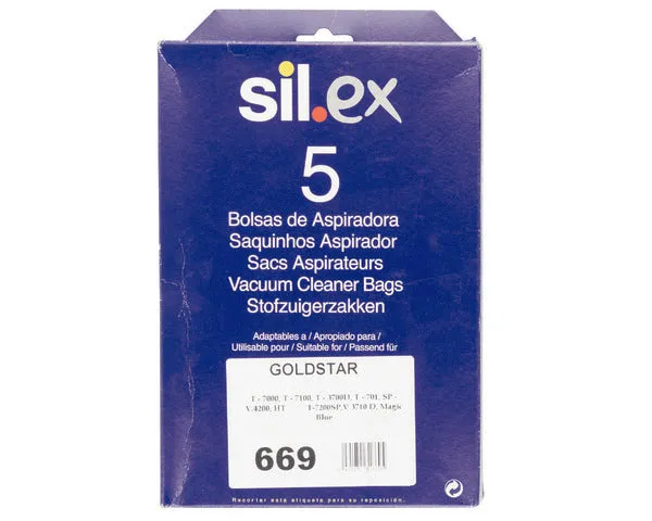SACO PARA ASPIRADOR GOLDSTAR T7000,7100 5 UN.