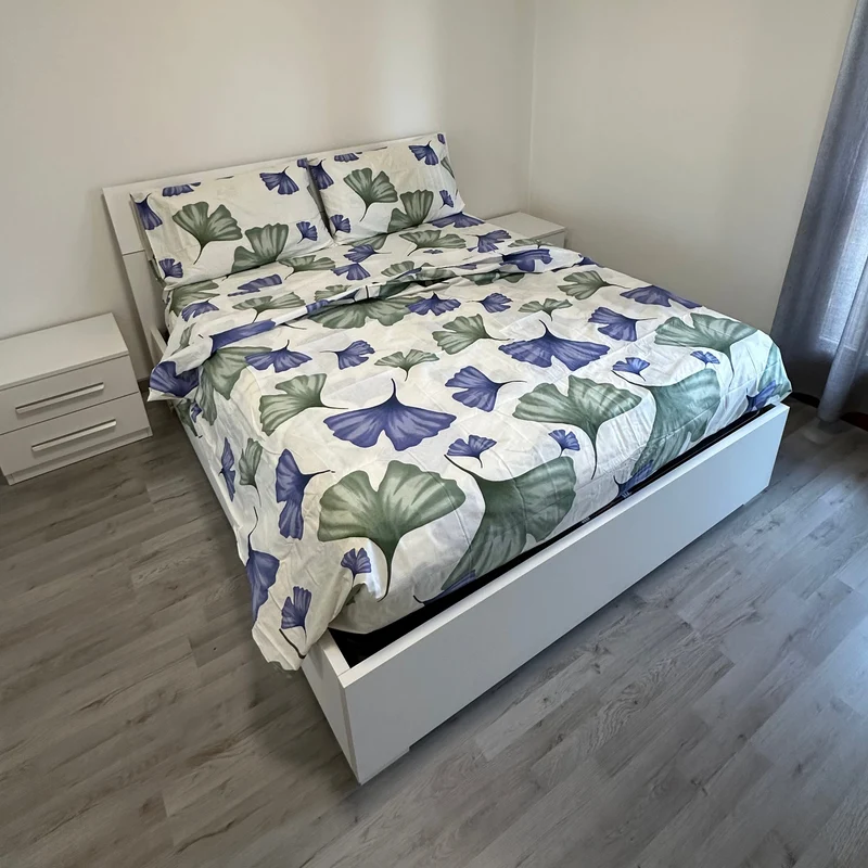 Completo Letto Matrimoniale 100% cotone Ventagli