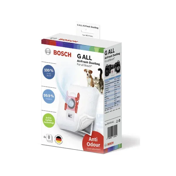 Saco para aspirador Bosch 17002915 4 unidades