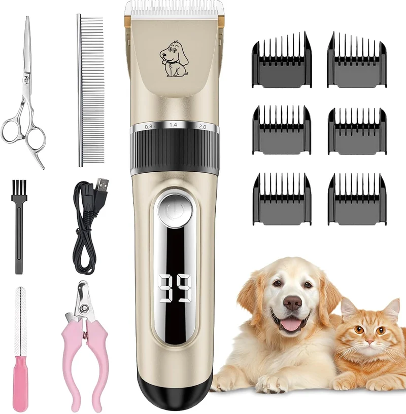 Tagliacapelli Professionale Cani e Gatti – Kit Toelettatura Silenzioso