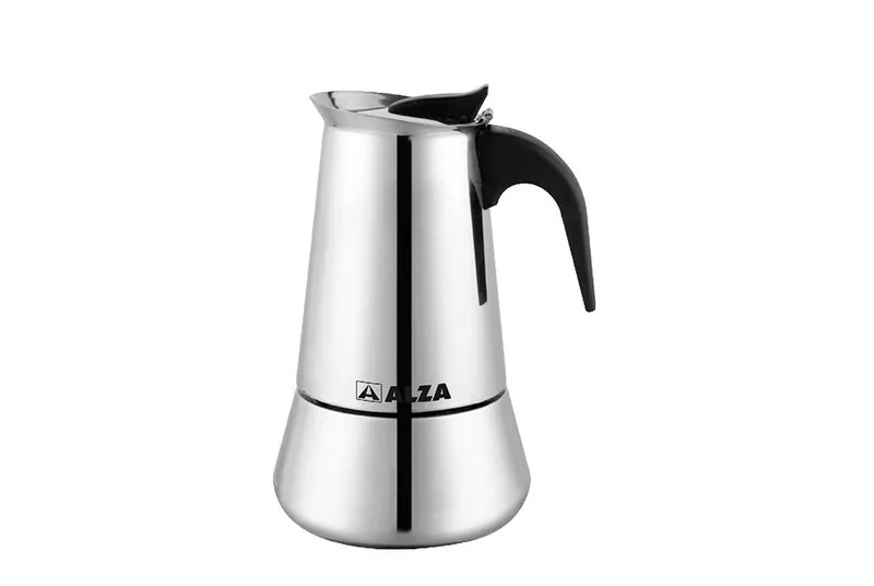 ALZA JAVA Cafeteira italiana em inox 9 chávenas