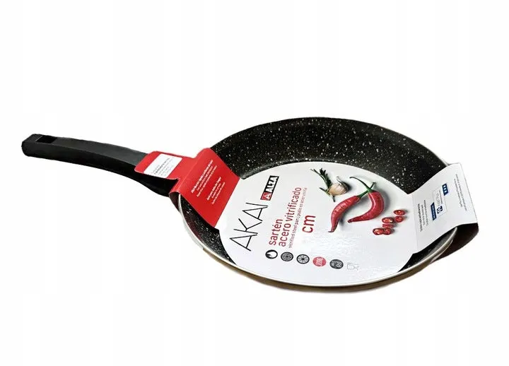 ALZA AKAI frigideira em aço esmaltado de 24 cm.