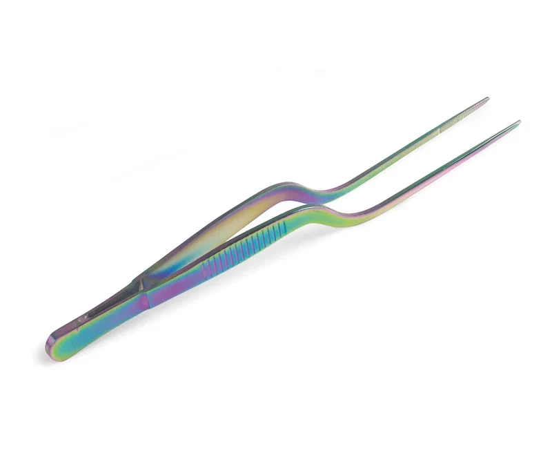 LACOR Pinça de Precisão TITAN RAINBOW - Aço Inoxidável 18/10