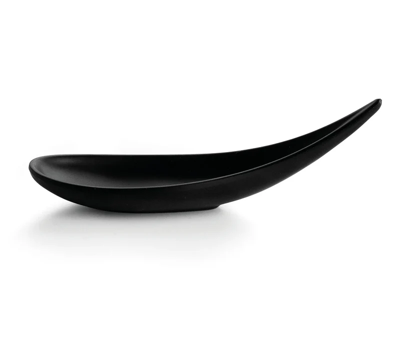 Colher de petiscos LACOR preta 63407