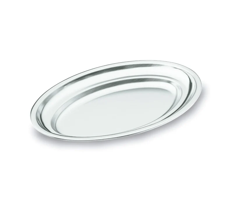 LACOR Fonte oval polida acetinada Inox 62820