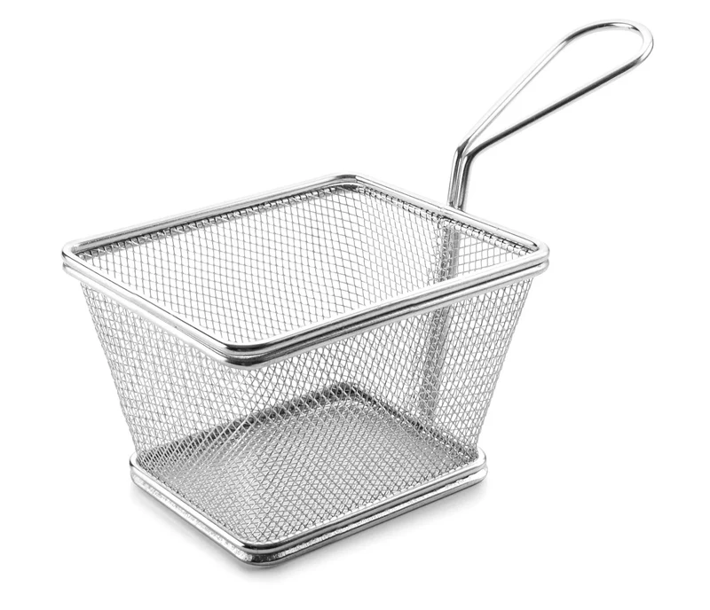 Mini cesto quadrado LACOR Snack Inox 61007