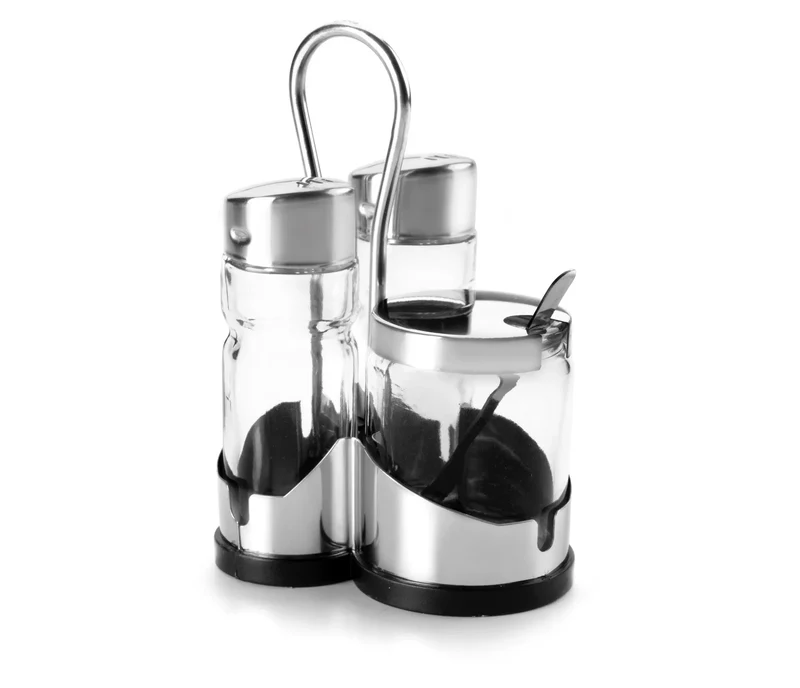 Conjunto de saleiro-pimenteiro mostarda LACOR Basic 62867