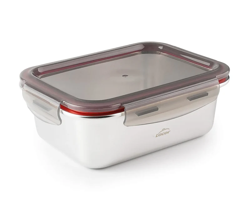 LACOR Recipiente Retangular Ecoinox Aço Inoxidável