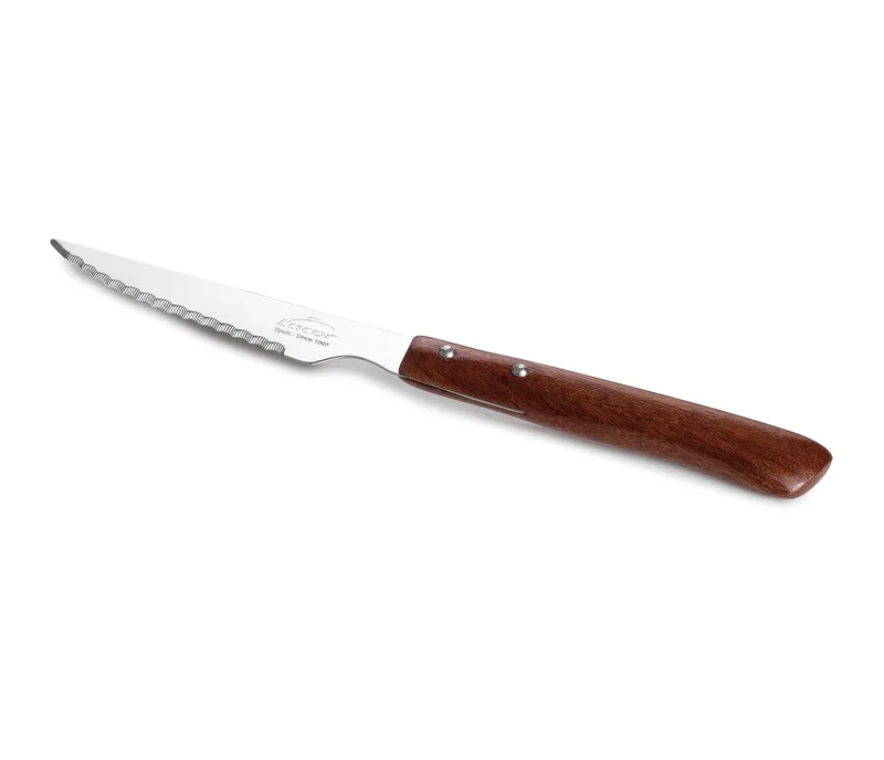 Conjunto de 6 facas de carne LACOR Wood 38240
