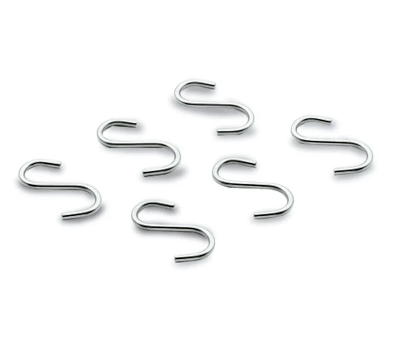 LACOR Conjunto de 6 ganchos para o cabide de barra 60700