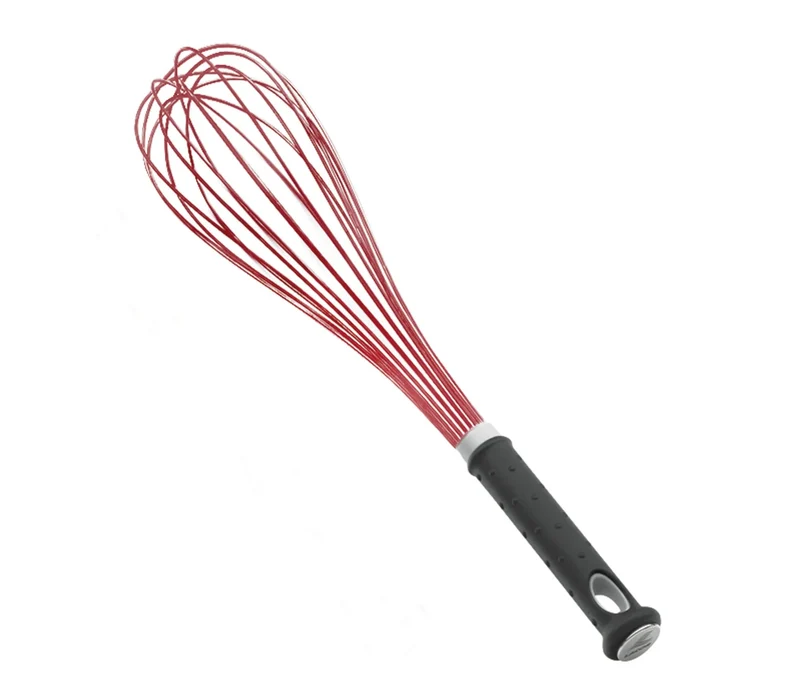 Batedor de silicone LACOR Fibreglass vermelho 61524