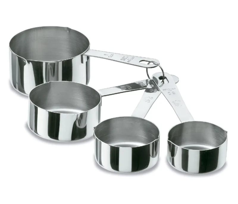 Conjunto de 4 panelas de medição LACOR em aço inoxidável 67007