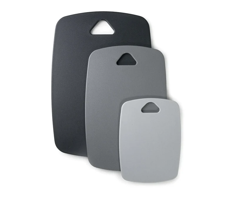 Conjunto de 3 tábuas de corte cinza LACOR 60500