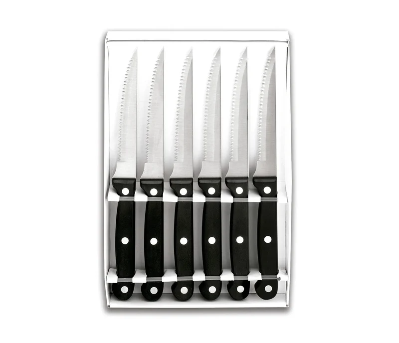 Conjunto de 6 facas de carne LACOR 39060
