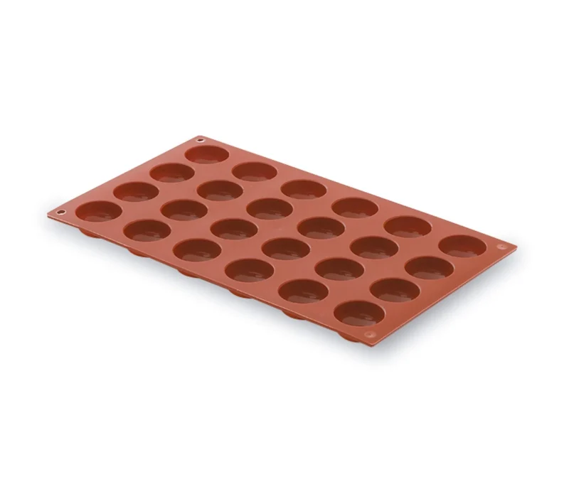 Molde semiesférico LACOR de 24 cavidades Pastryflex 66800