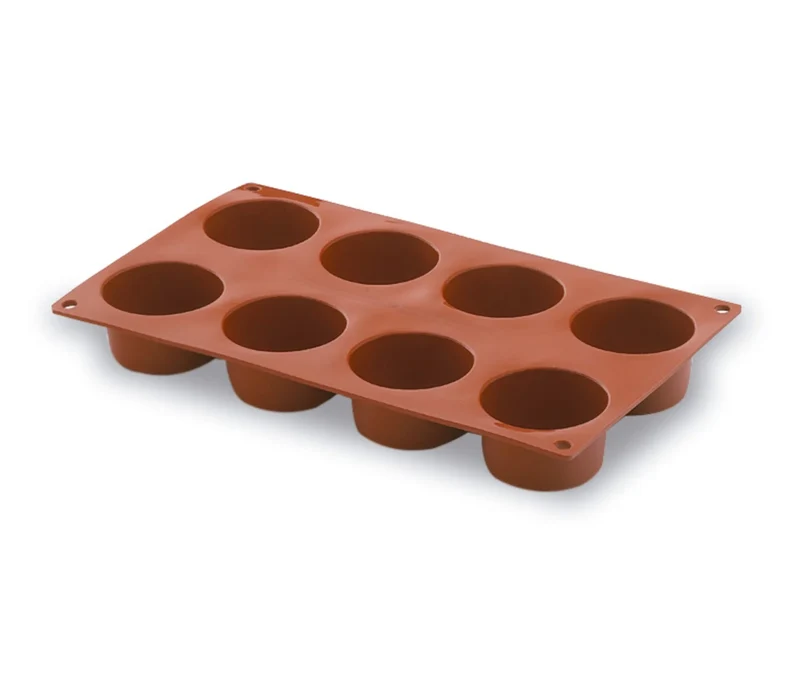Molde de cilindro LACOR com 8 cavidades Pastryflex 66807