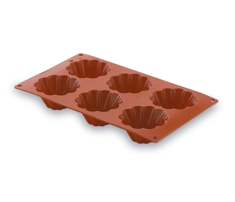 LACOR Molde para brioches em forma de flor com 6 cavidades Pastryflex 66819