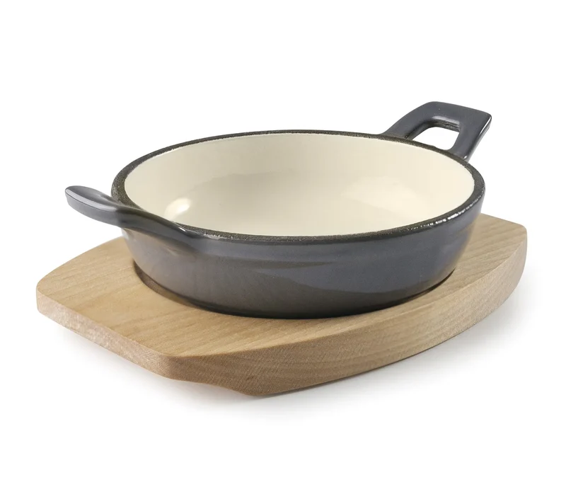 Mini panela redonda LACOR Magma cinza 25841