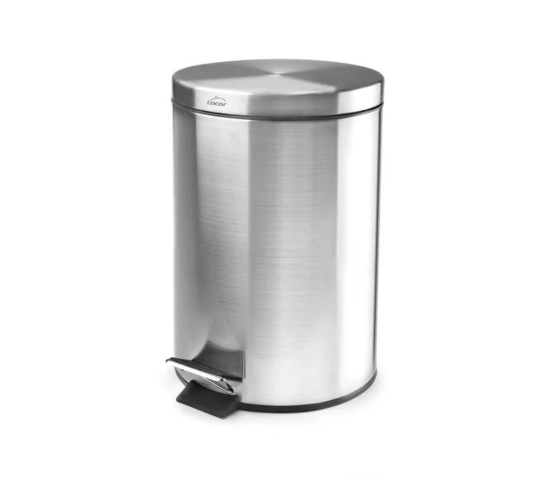 Contentor de lixo com pedal LACOR Inox 63303