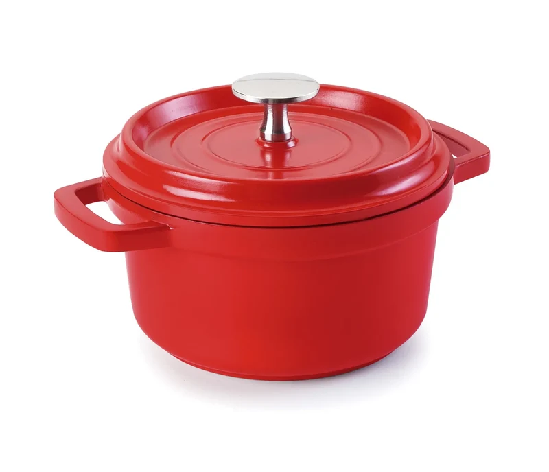 LACOR Panela com tampa vermelha Mini Cocotte 25909